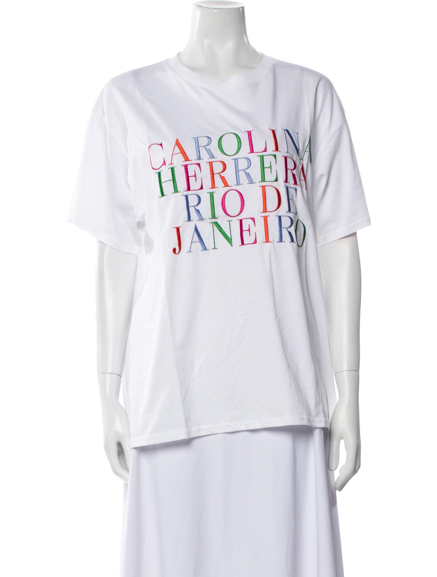 Carolina Herrera Graphic Print Crew Neck T-Shirt