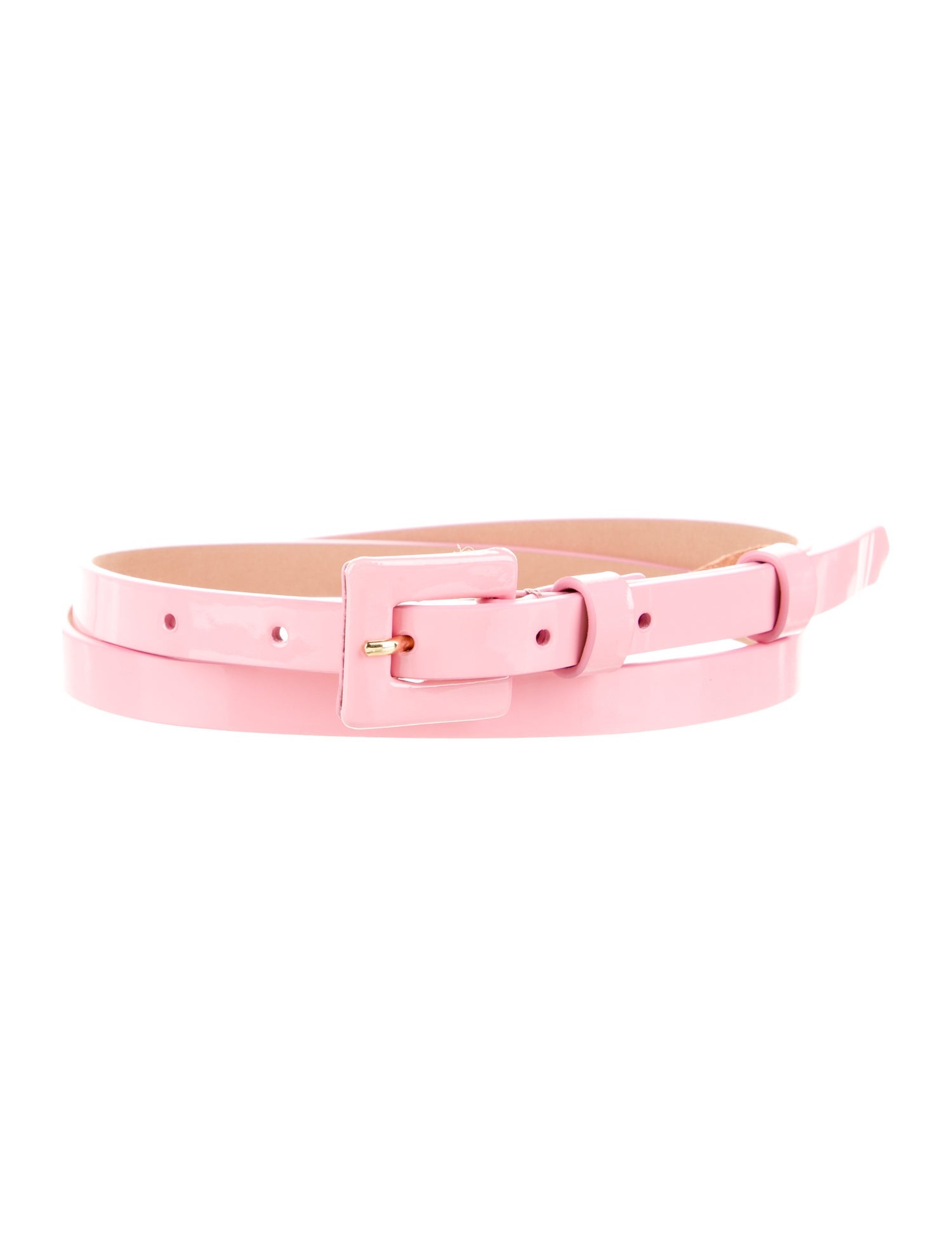 Carolina Herrera Skinny Patent Leather Belt