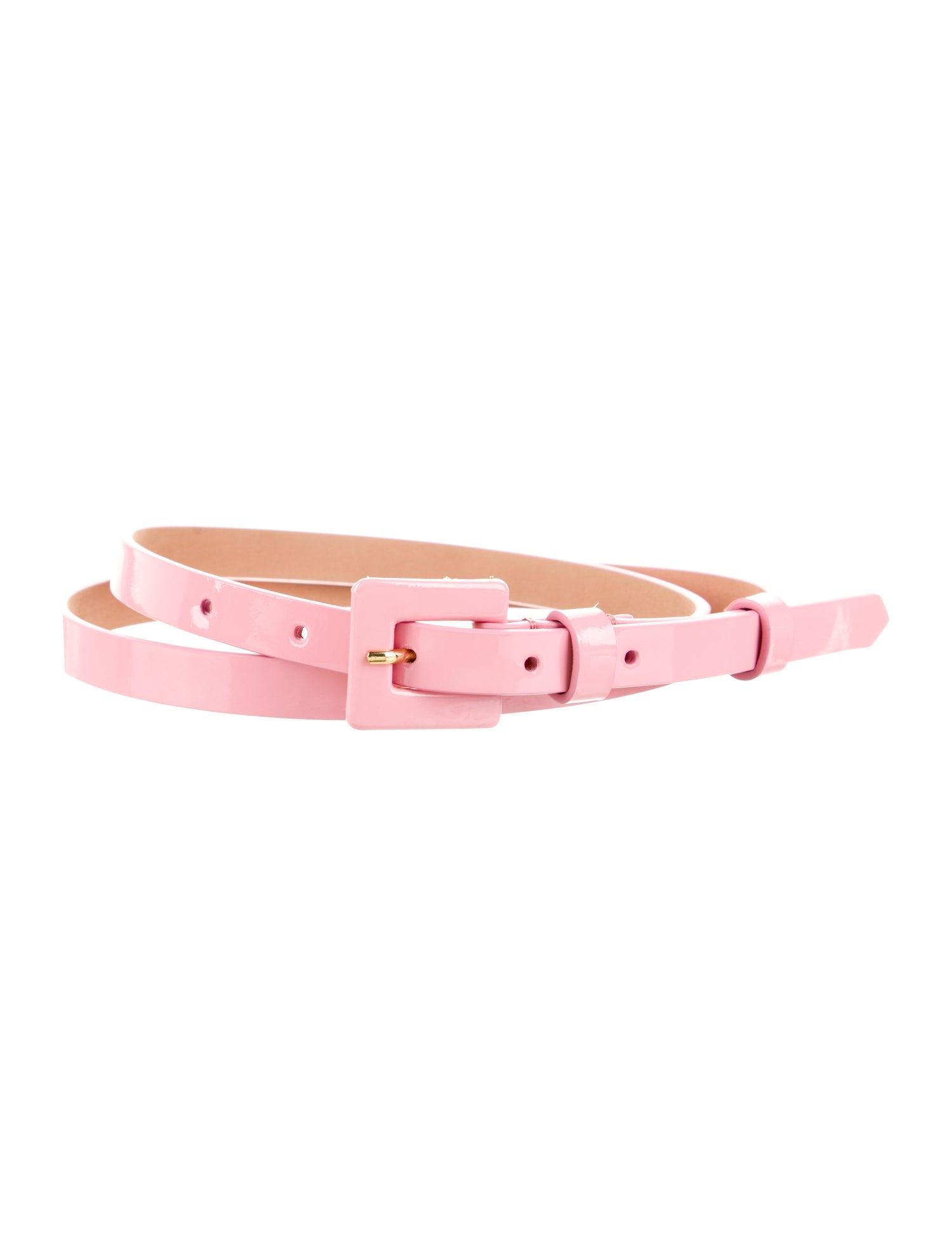 Carolina Herrera Skinny Patent Leather Belt