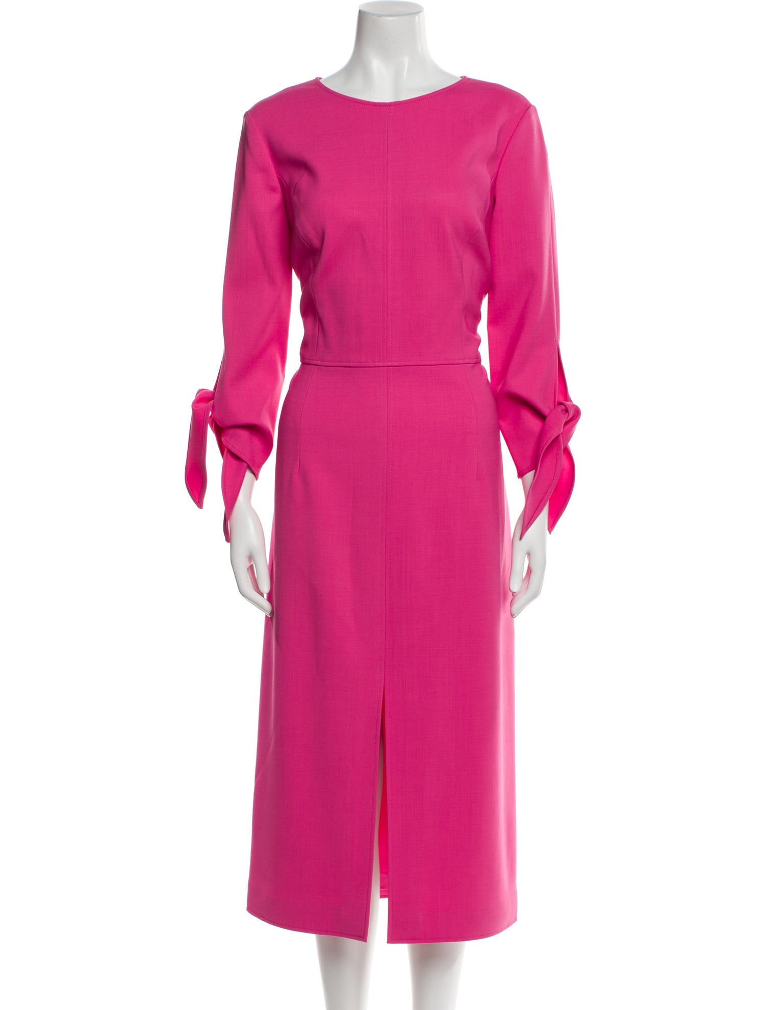 Carolina Herrera Virgin Wool Long Dress w/ Tags