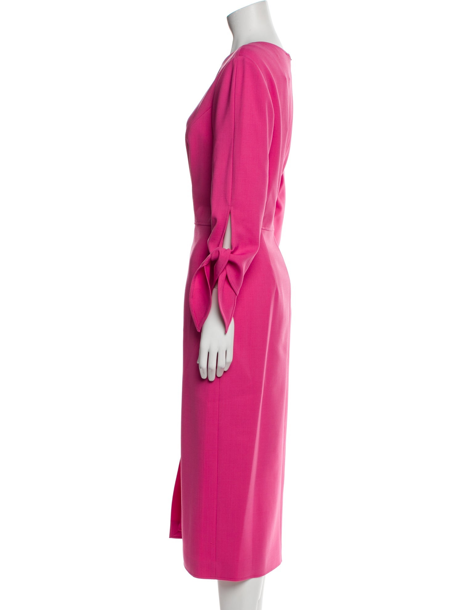 Carolina Herrera Virgin Wool Long Dress w/ Tags