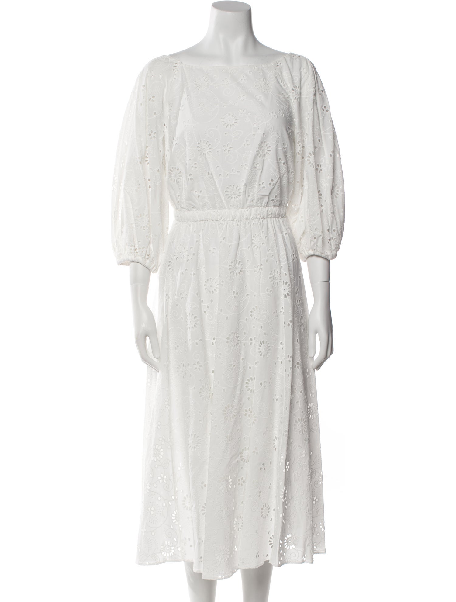 Carolina Herrera Bateau Neckline Midi Length Dress w/ Tags