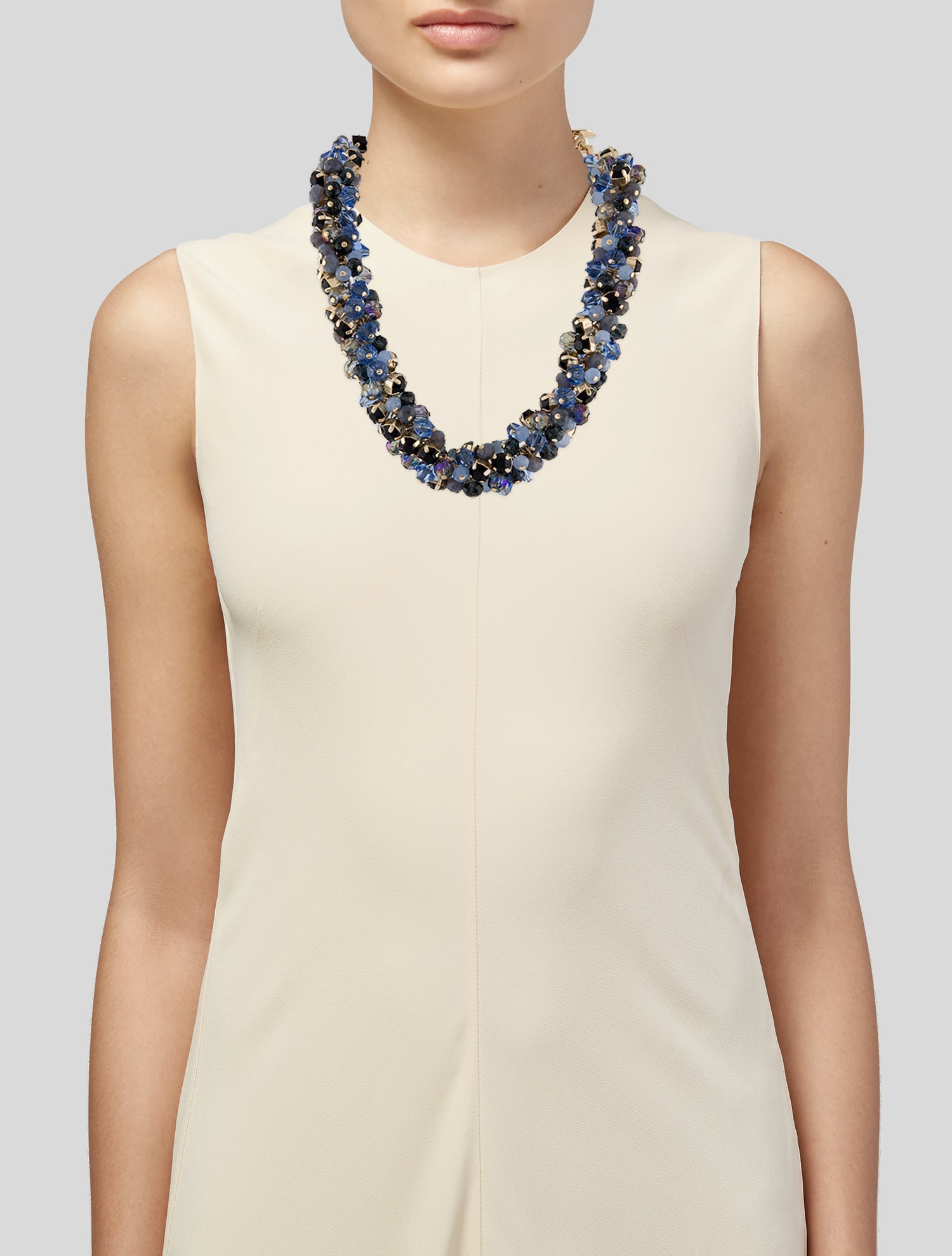 Carolina Herrera Crystal & Bead Necklace