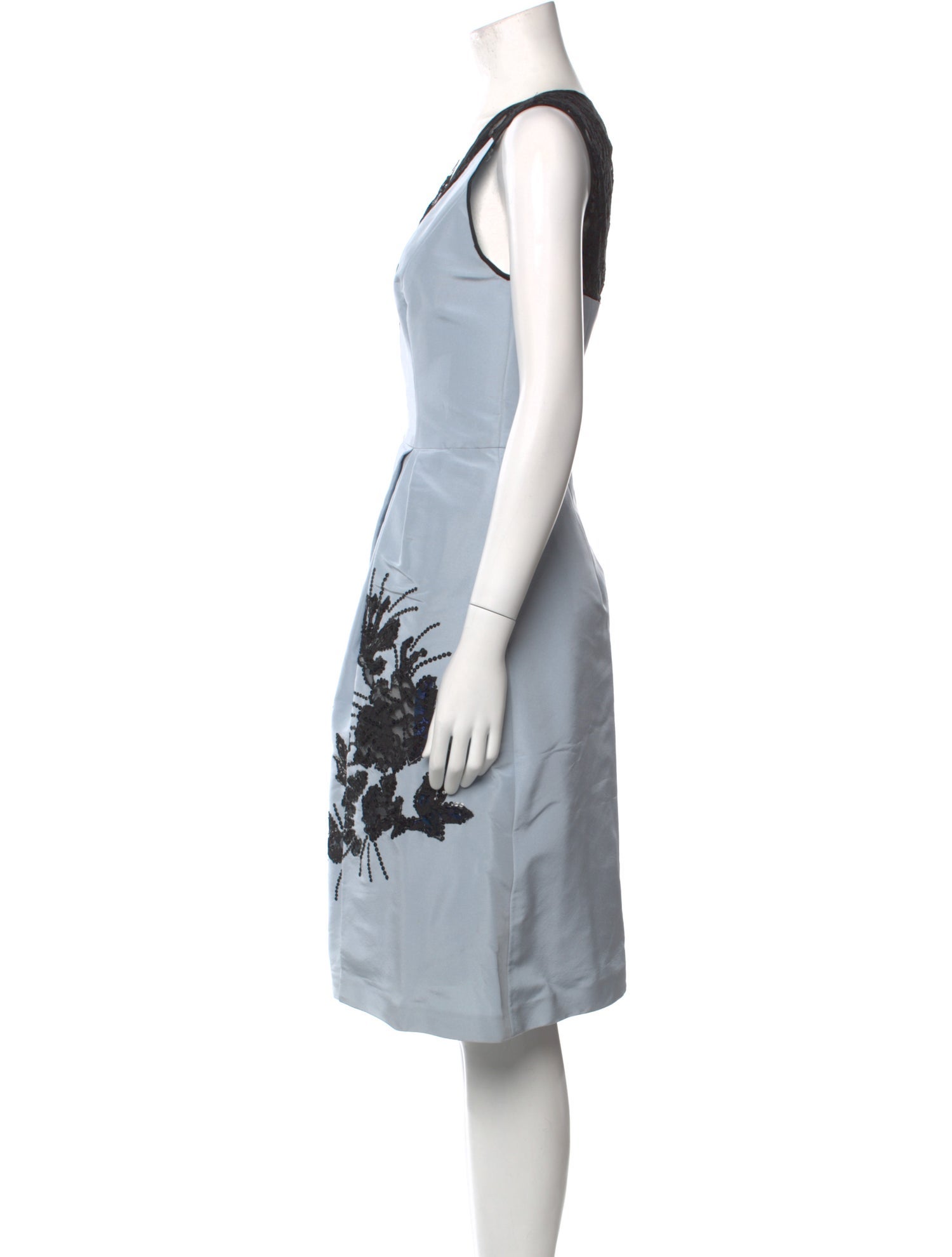 Carolina Herrera Silk Knee-Length Dress