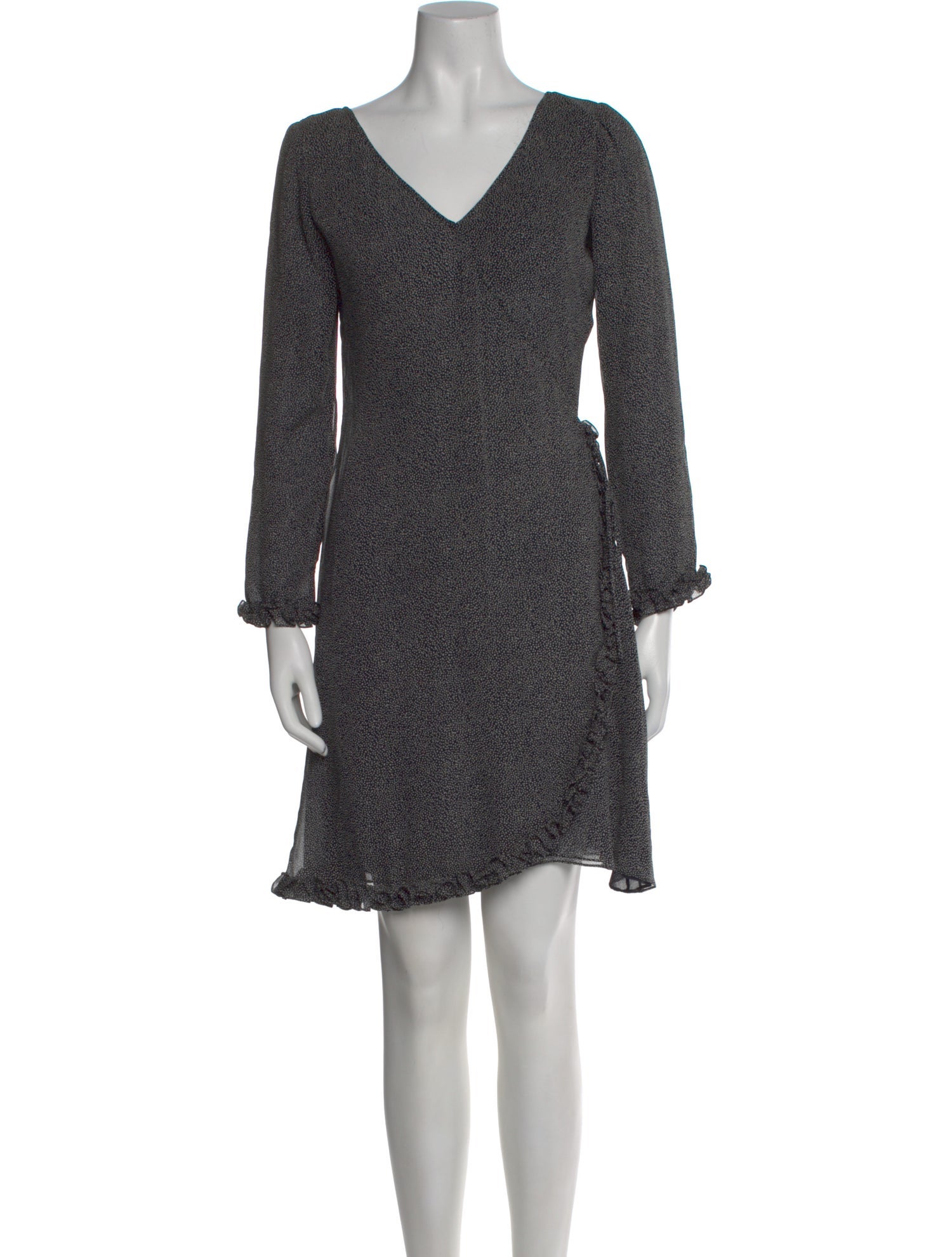 Carolina Herrera V-Neck Mini Dress