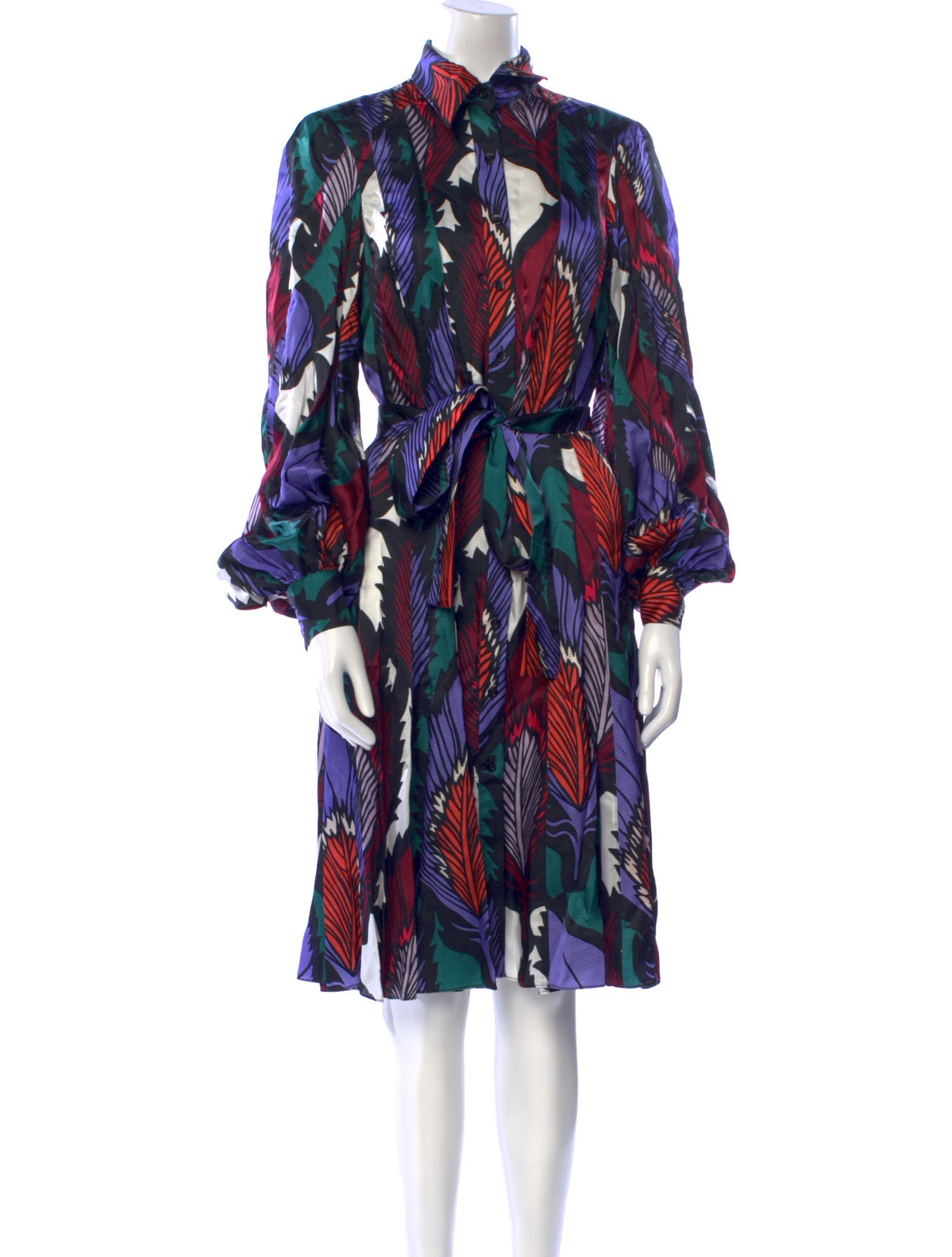 Carolina Herrera Printed Midi Length Dress