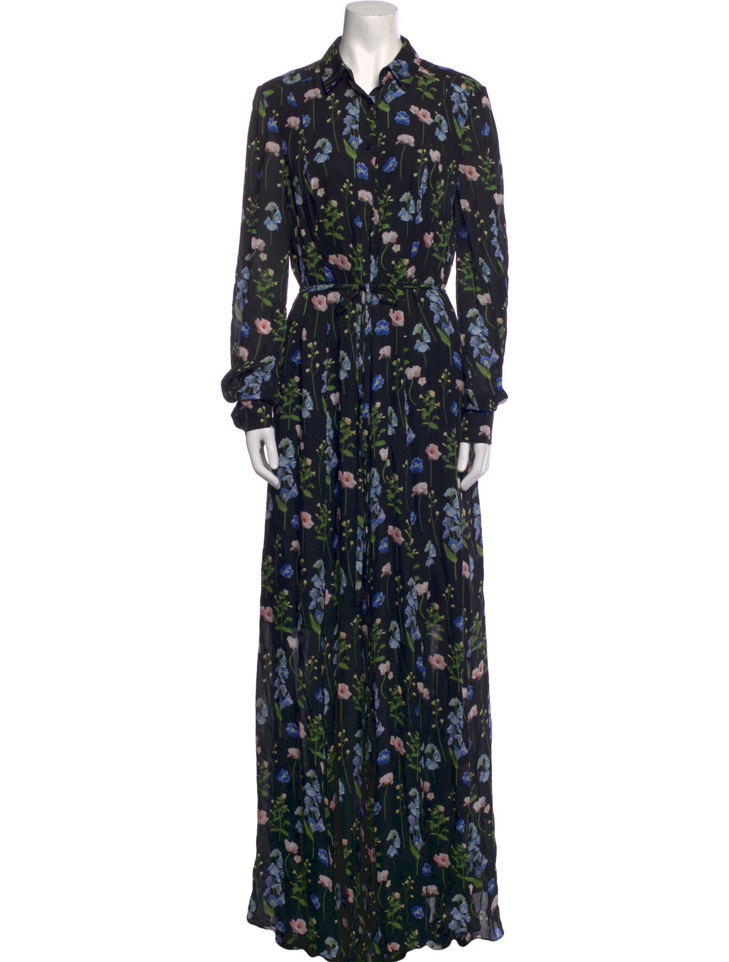 Carolina Herrera Silk Long Dress