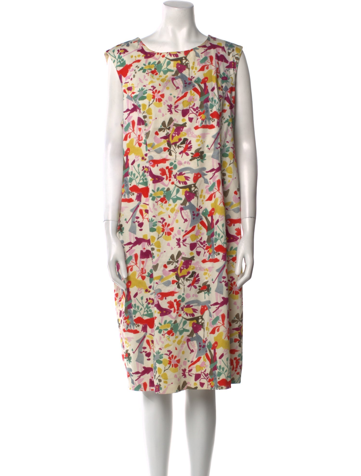 Carolina Herrera Printed Knee-Length Dress