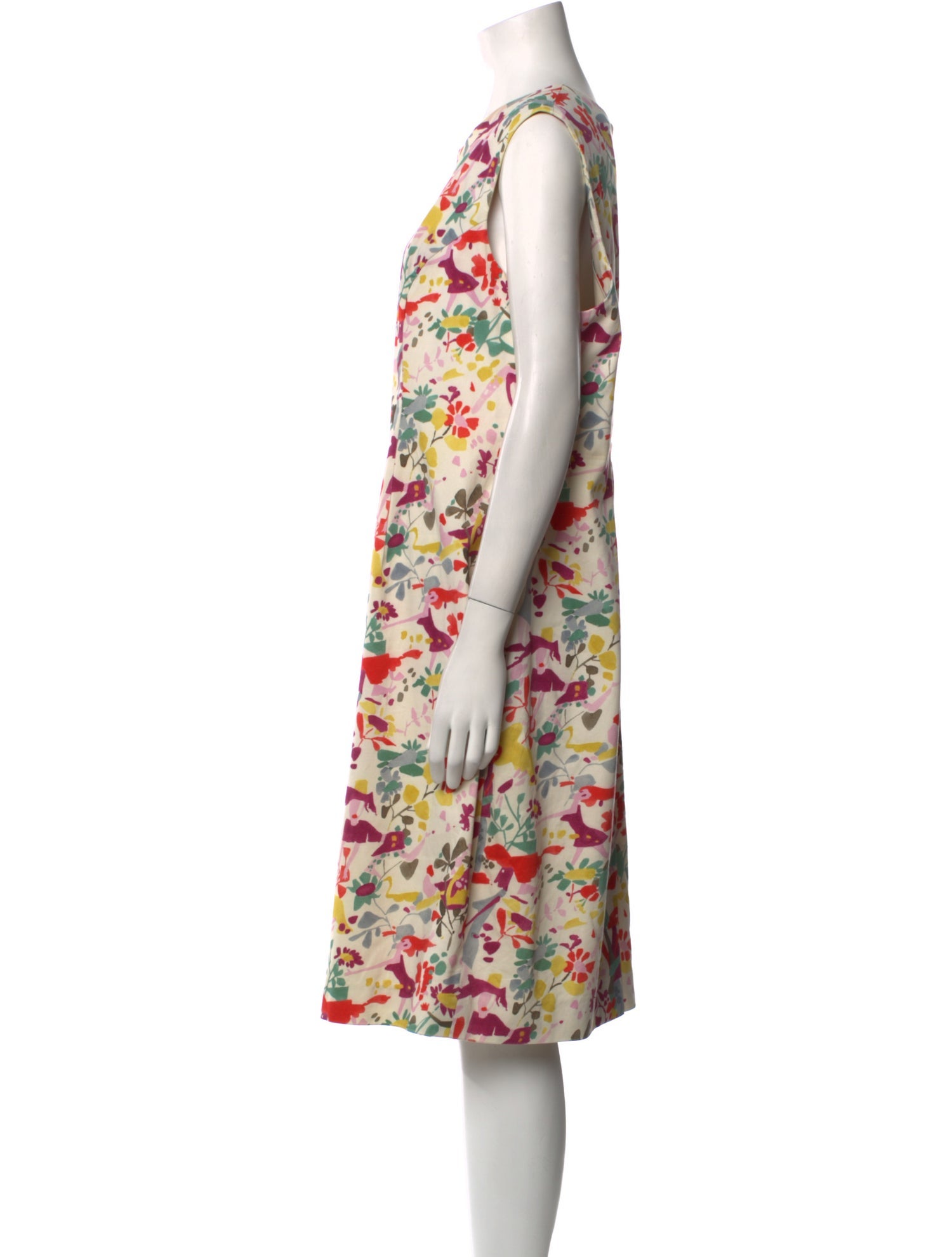 Carolina Herrera Printed Knee-Length Dress