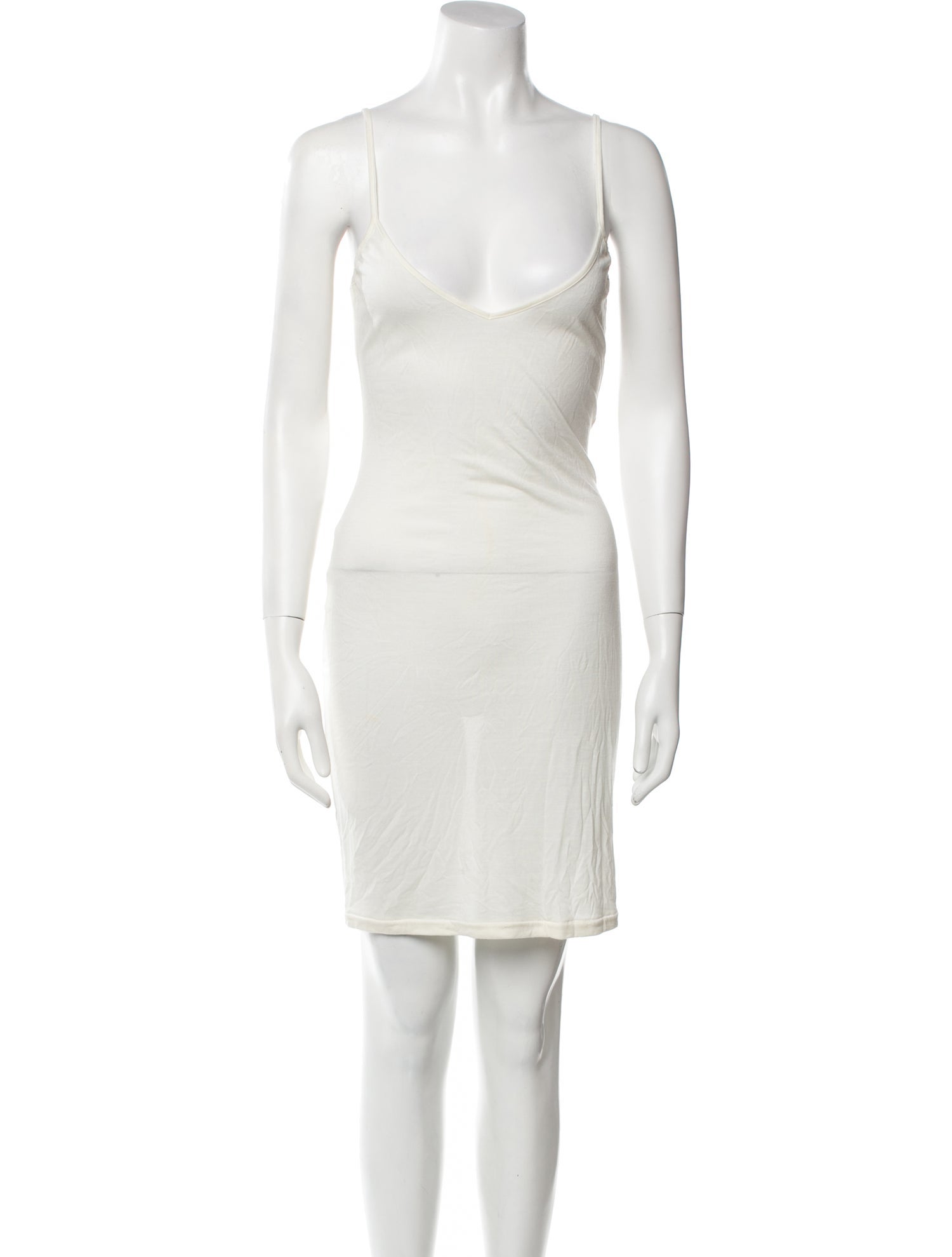Carolina Herrera V-Neck Mini Dress