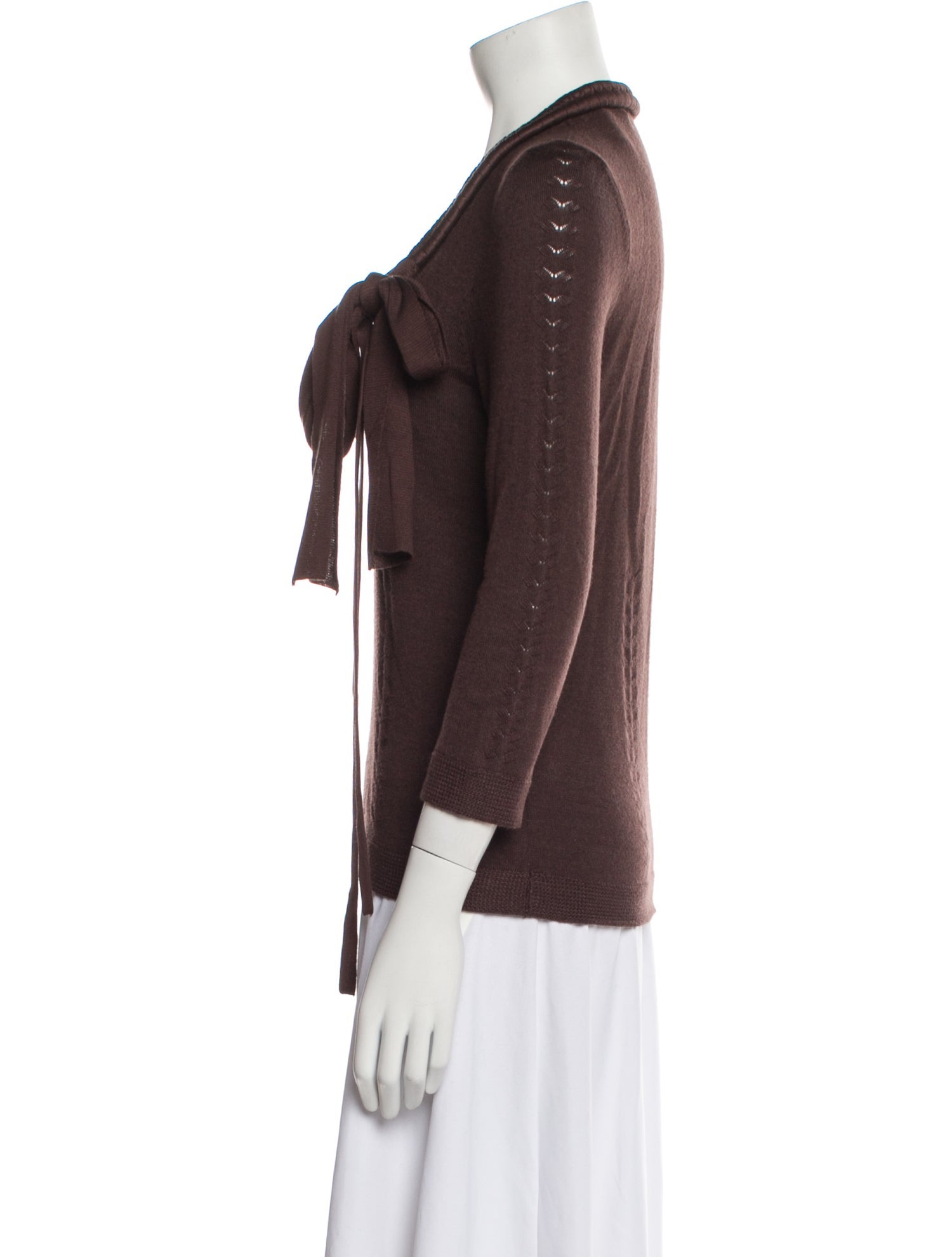 Carolina Herrera Cashmere Cowl Neck Sweater
