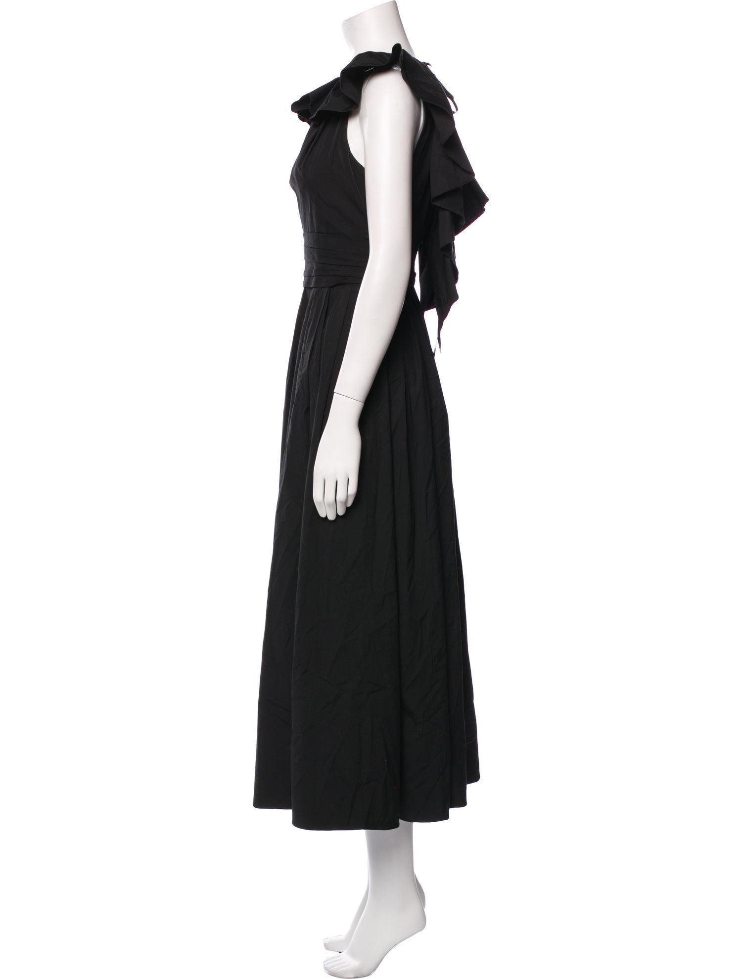 Carolina Herrera Crew Neck Long Dress