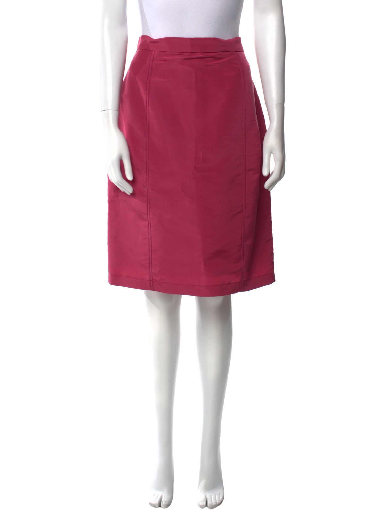 Carolina Herrera Silk Knee-Length Skirt