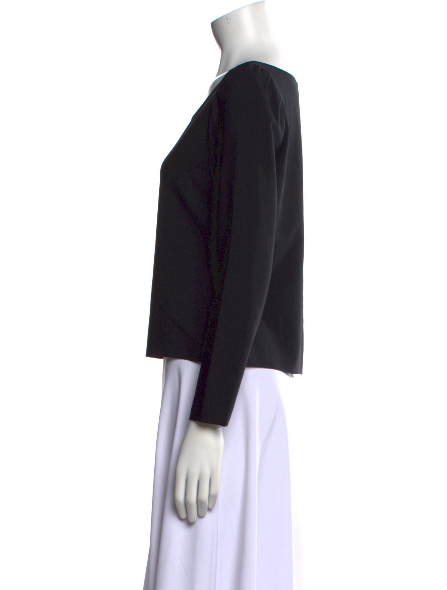 Carolina Herrera Wool V-Neck Top