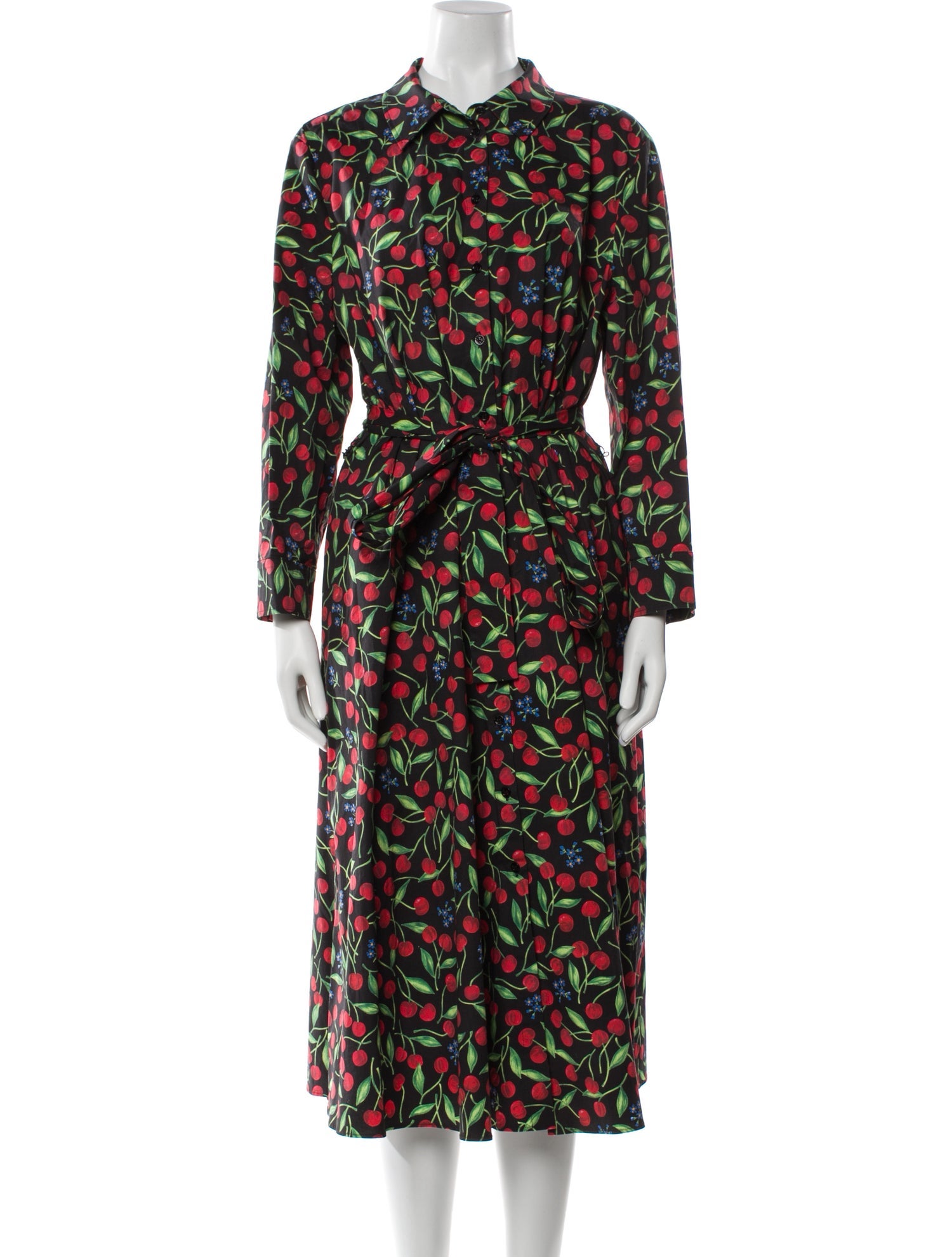 Carolina Herrera Printed Midi Length Dress