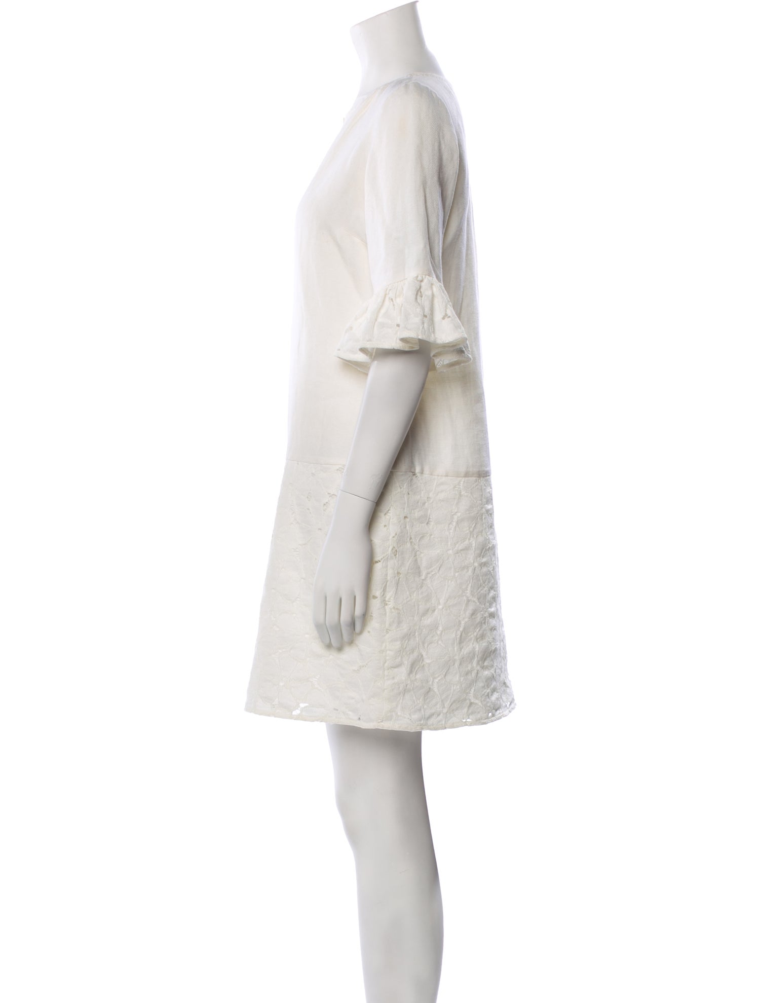 CH Carolina Herrera V-Neck Mini Dress