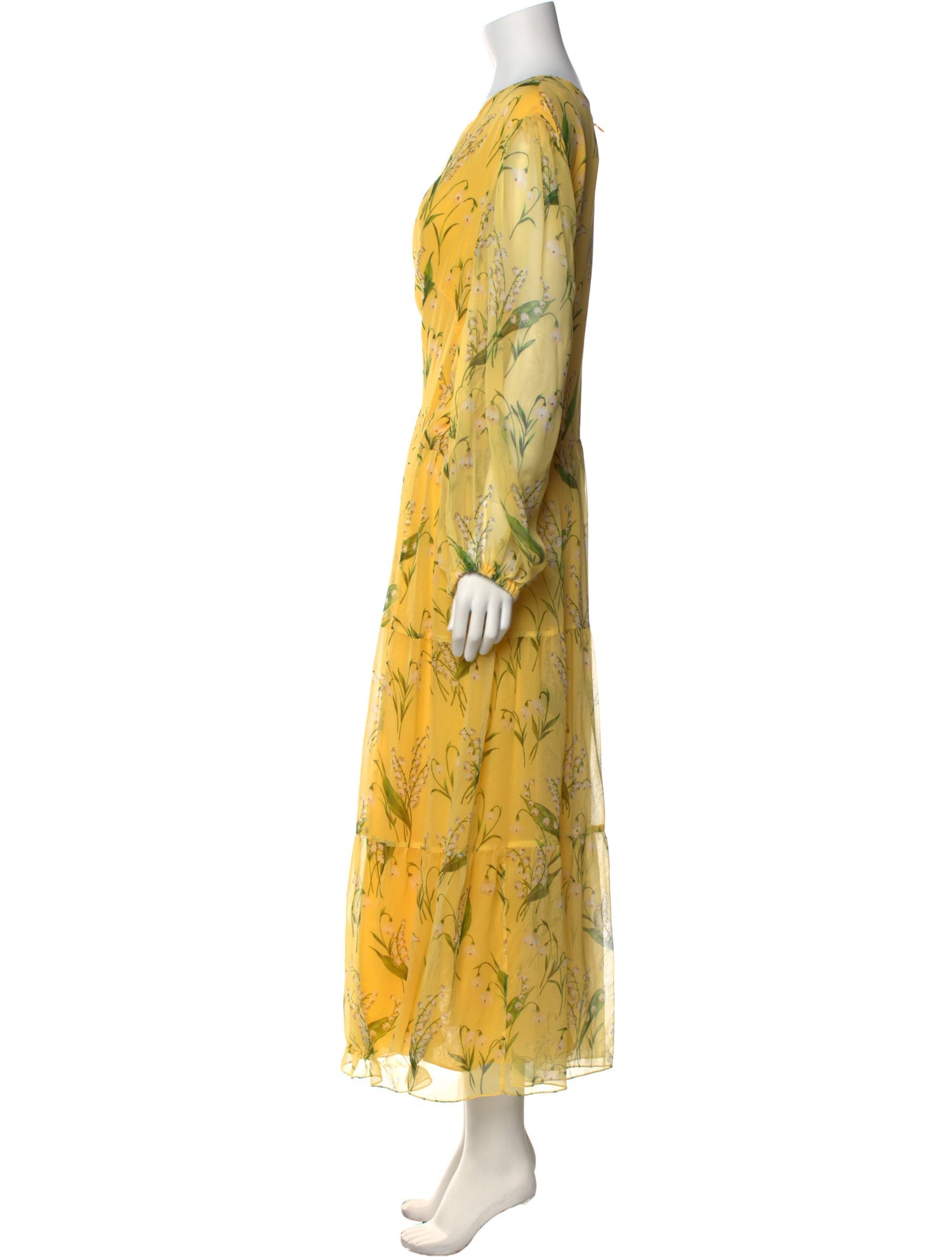 Carolina Herrera Silk Long Dress
