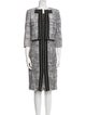 Carolina Herrera Tweed Pattern Dress Set