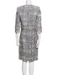 Carolina Herrera Tweed Pattern Dress Set