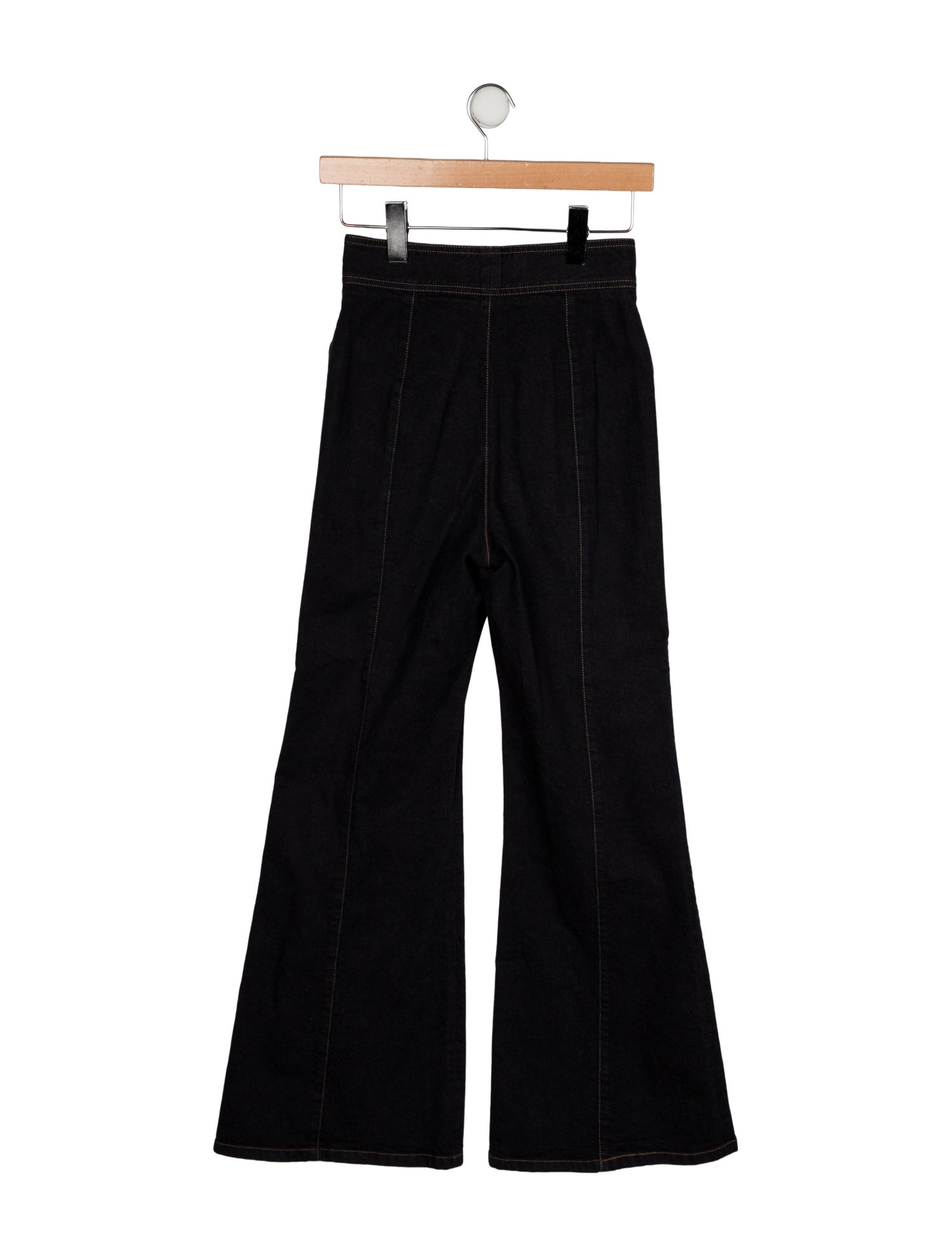 Carolina Herrera High-Rise Wide Leg Jeans