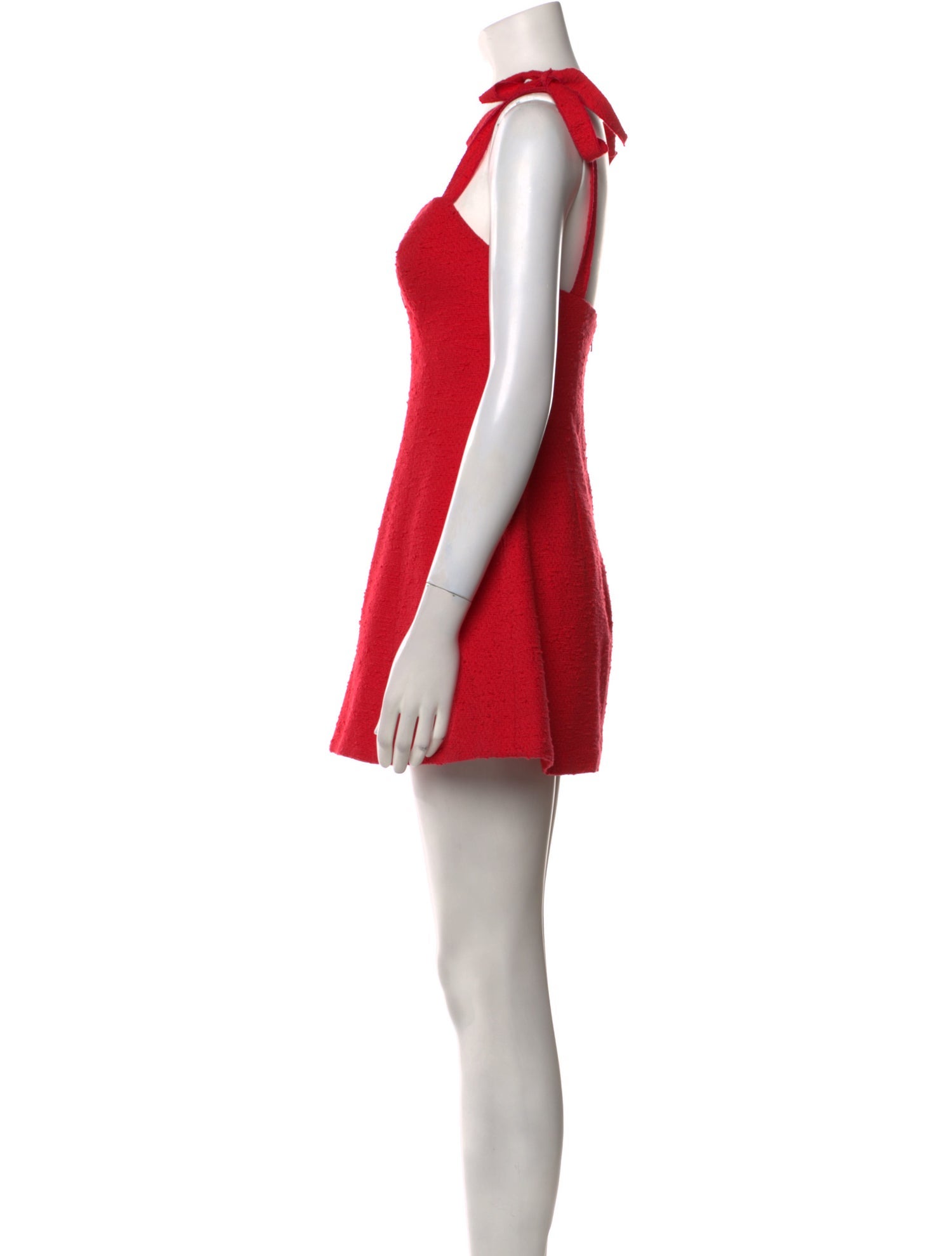 Carolina Herrera Square Neckline Mini Dress