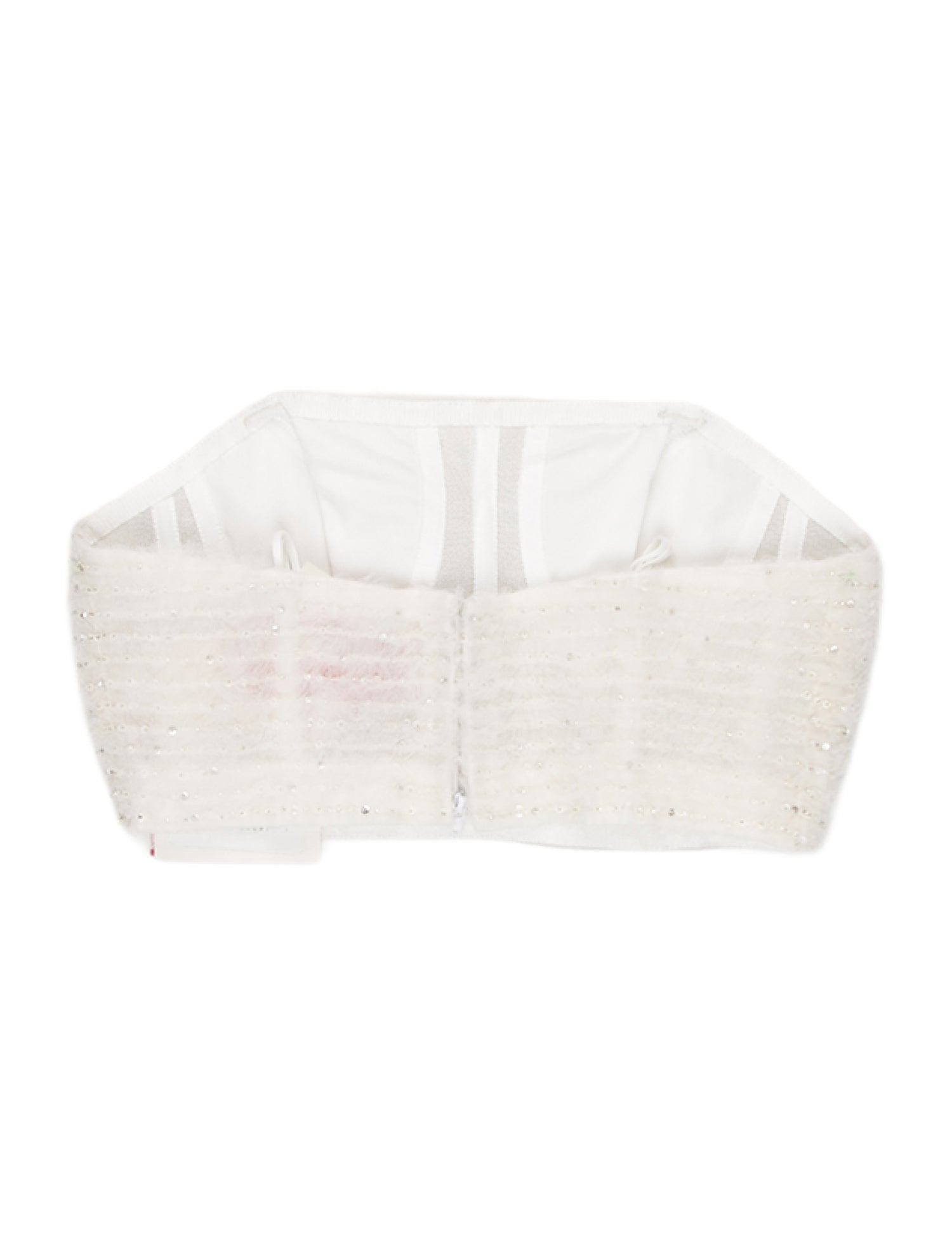 Carolina Herrera Strapless Crop Top