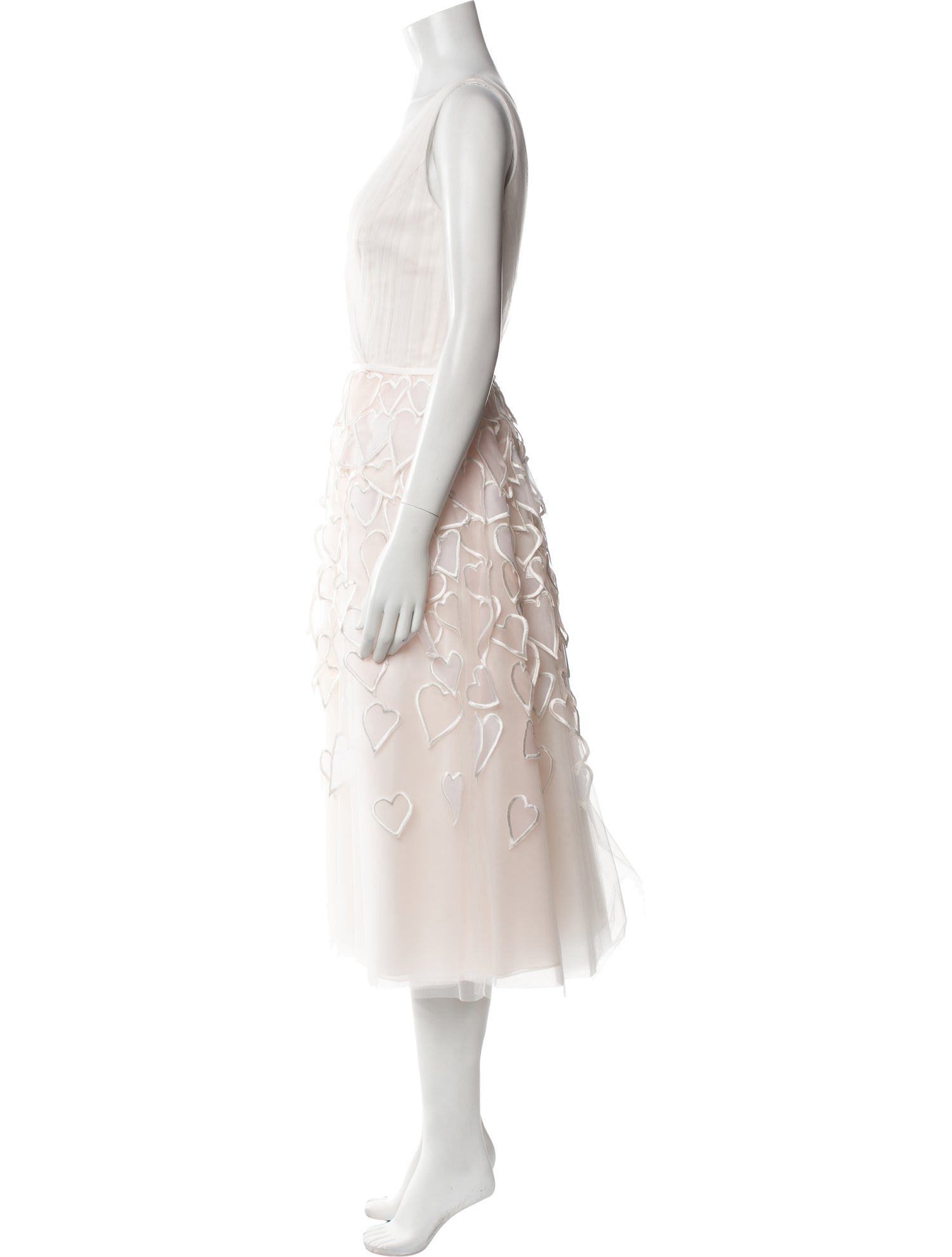 Carolina Herrera V-Neck Midi Length Dress w/ Tags