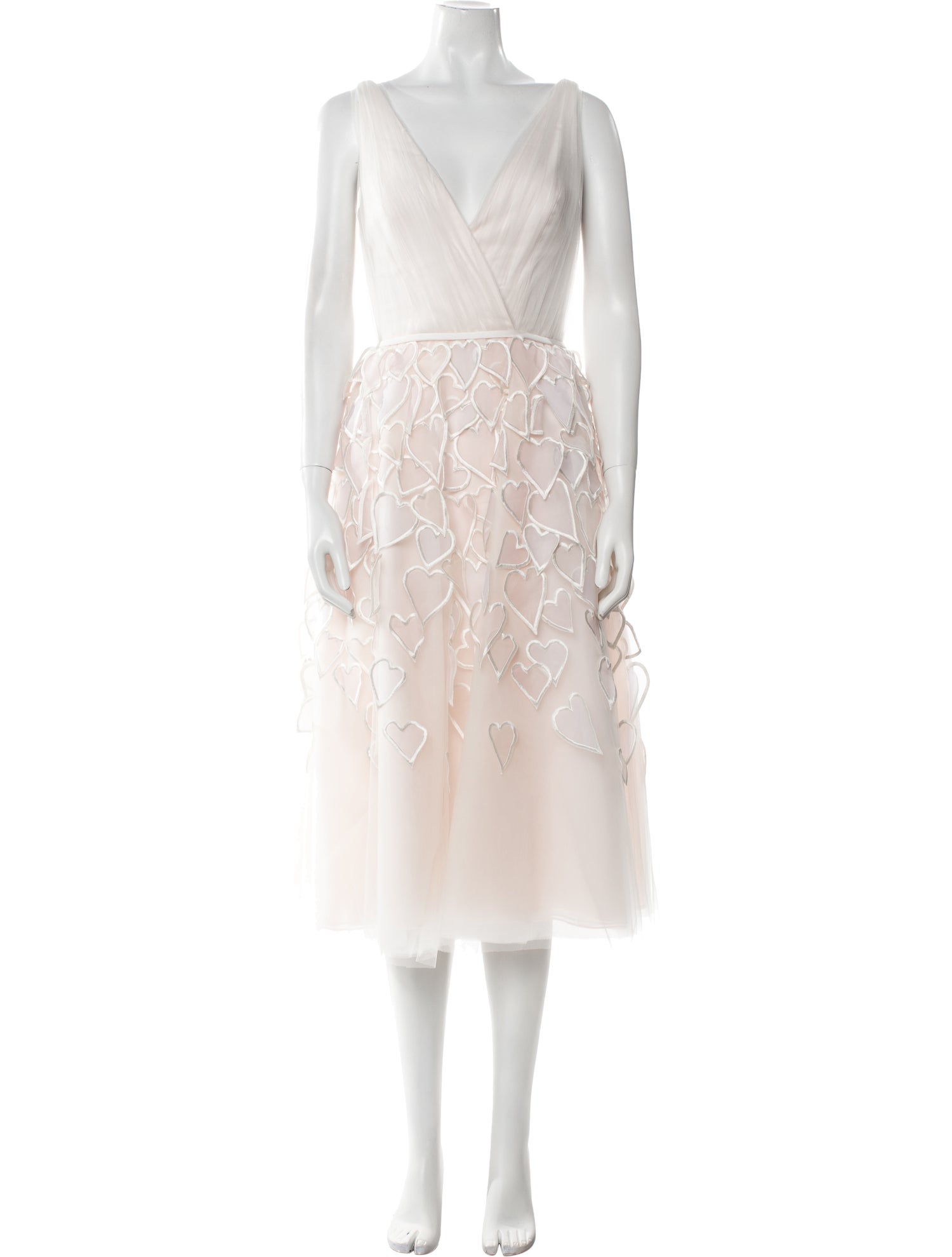 Carolina Herrera V-Neck Long Dress w/ Tags