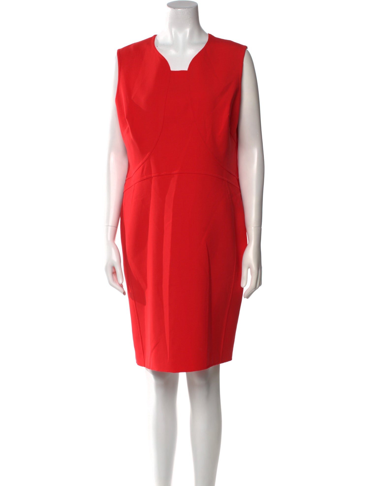 Carolina Herrera Virgin Wool Knee-Length Dress