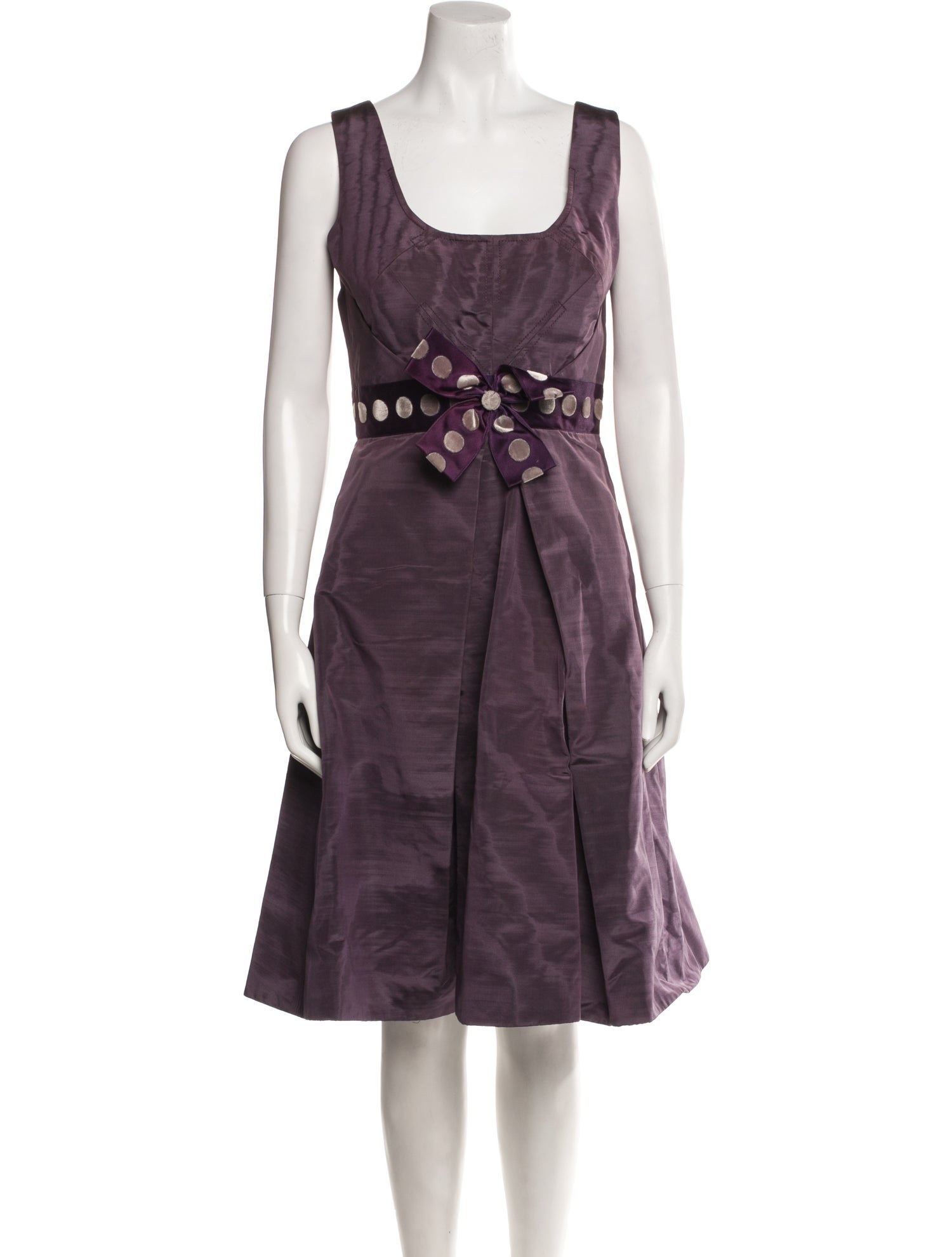 Carolina Herrera Silk Knee-Length Dress