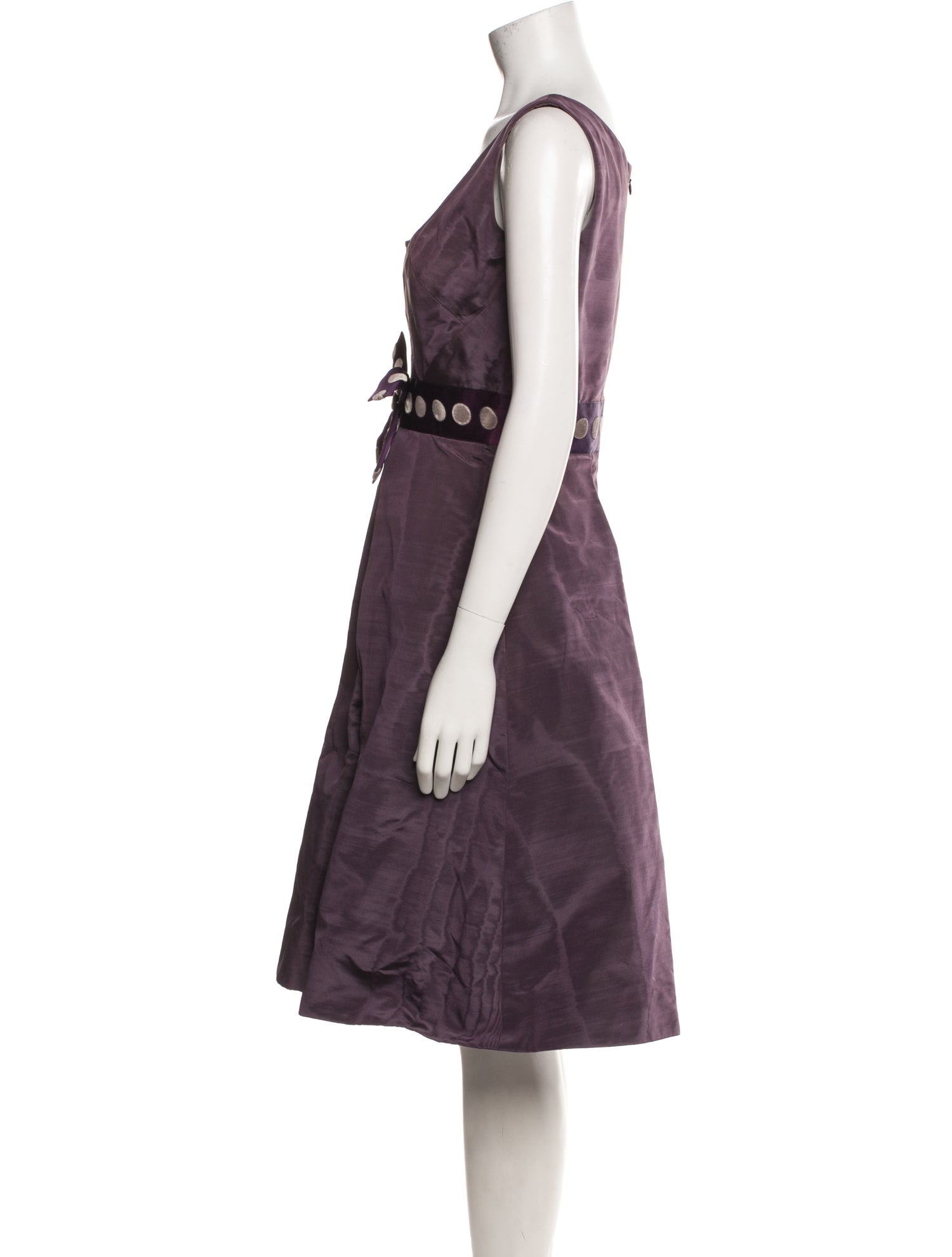 Carolina Herrera Silk Knee-Length Dress