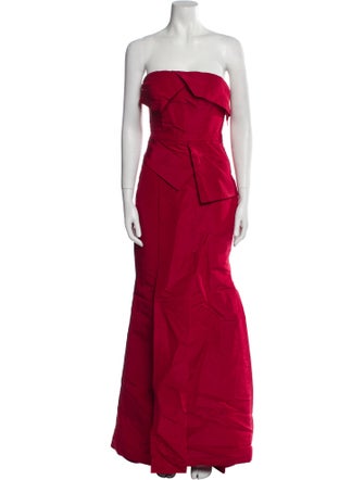 Carolina Herrera Silk Long Dress