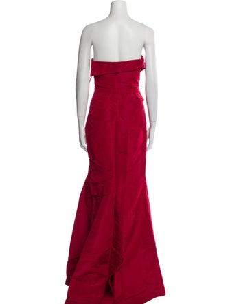 Carolina Herrera Silk Long Dress