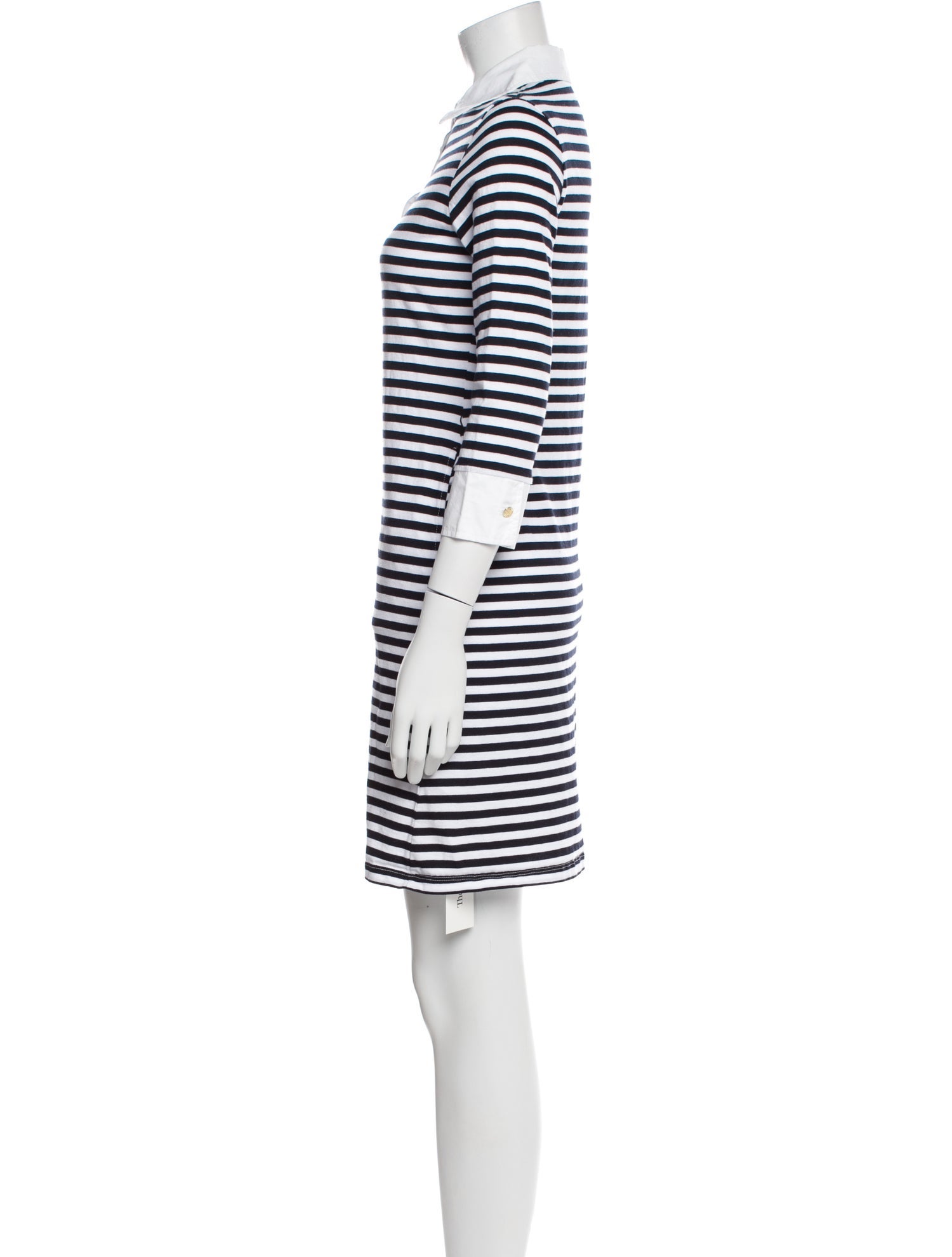 Carolina Herrera Striped Mini Dress