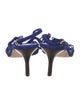 Carolina Herrera Suede Slingback Sandals