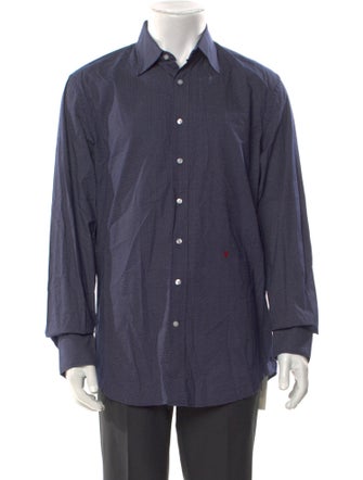 Carolina Herrera Polka Dot Print Long Sleeve Shirt