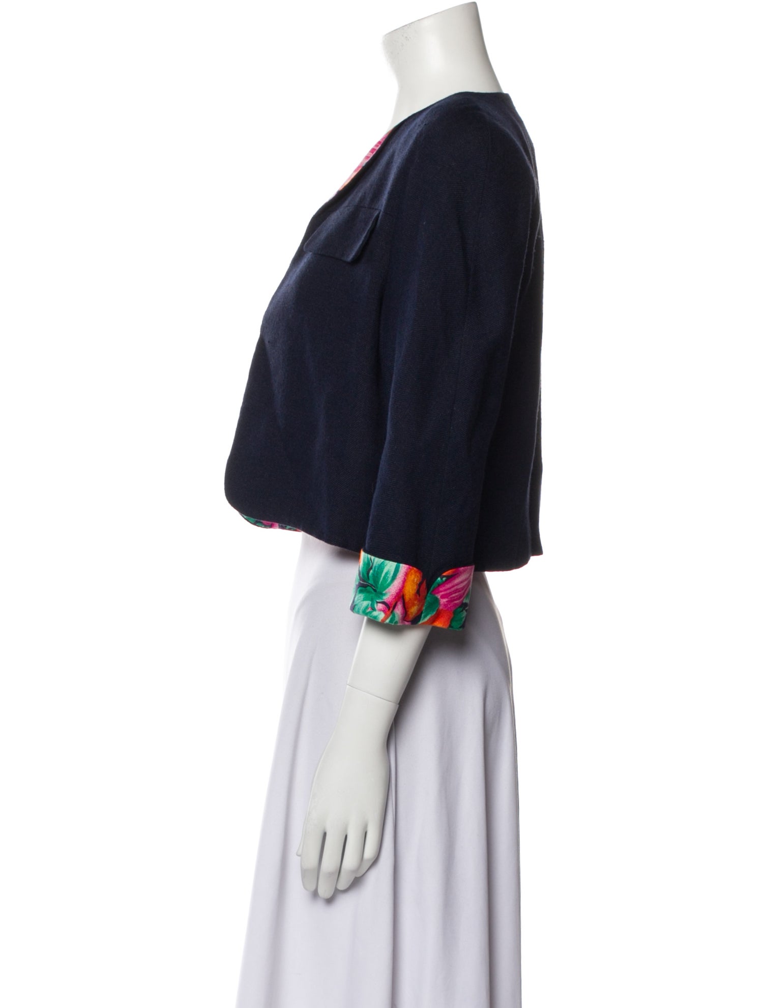 Carolina Herrera Graphic Print Bolero