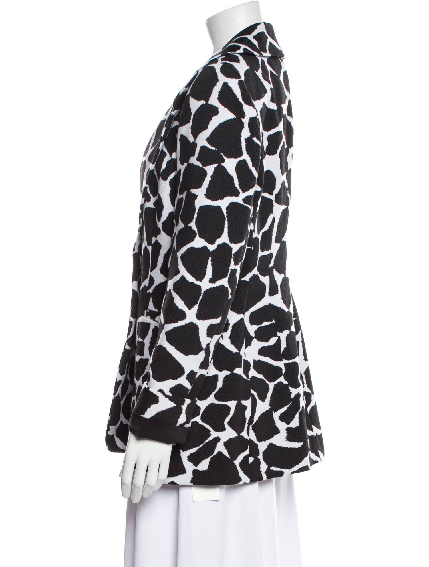Carolina Herrera Animal Print Blazer