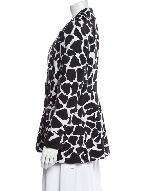 Carolina Herrera Animal Print Blazer