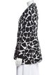 Carolina Herrera Animal Print Blazer