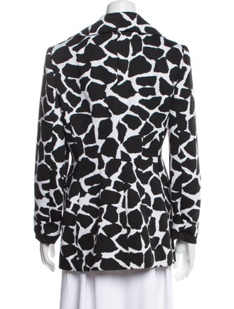 Carolina Herrera Animal Print Blazer