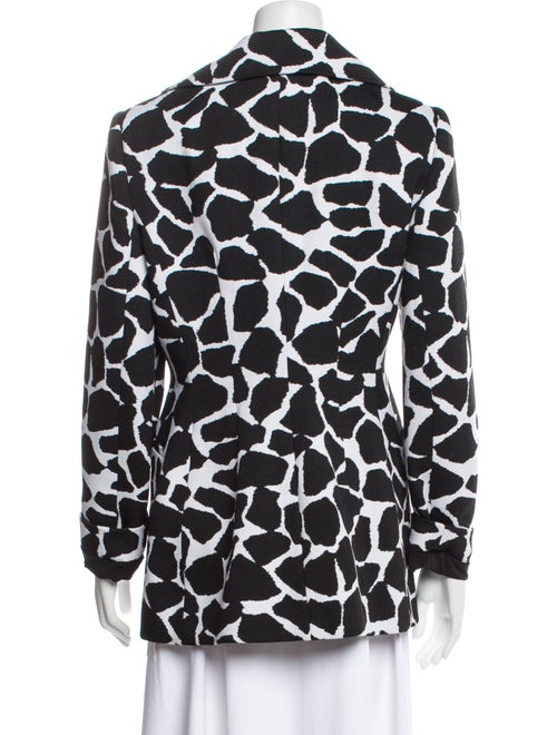 Carolina Herrera Animal Print Blazer