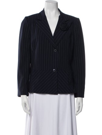 Carolina Herrera Wool Striped Blazer