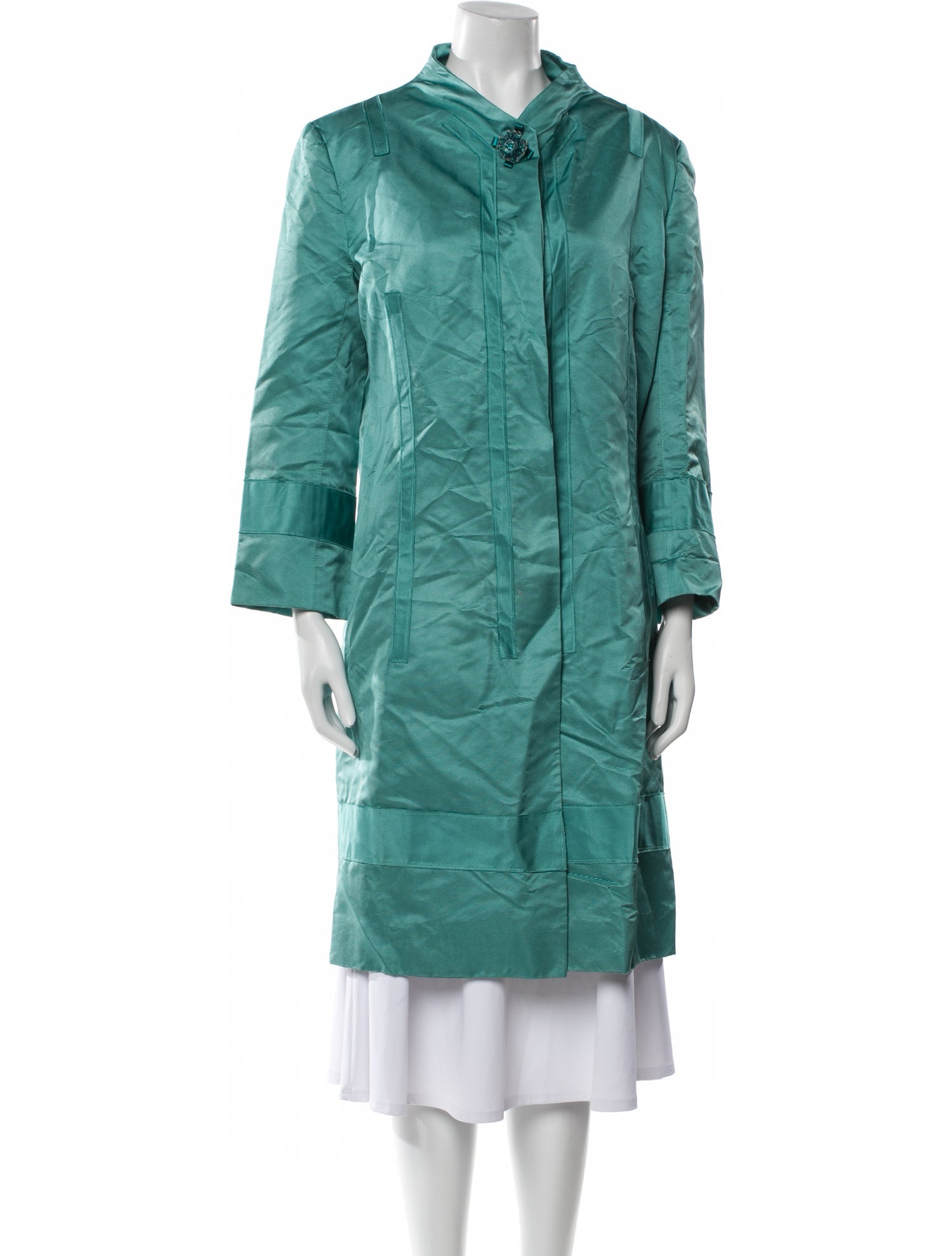 Carolina Herrera Silk Evening Jacket