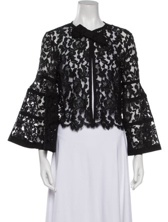 Carolina Herrera Patterned Evening Jacket