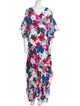 Carolina Herrera Silk Long Dress