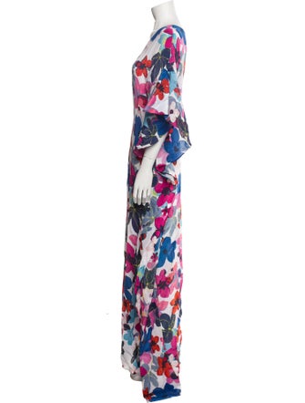 Carolina Herrera Silk Long Dress