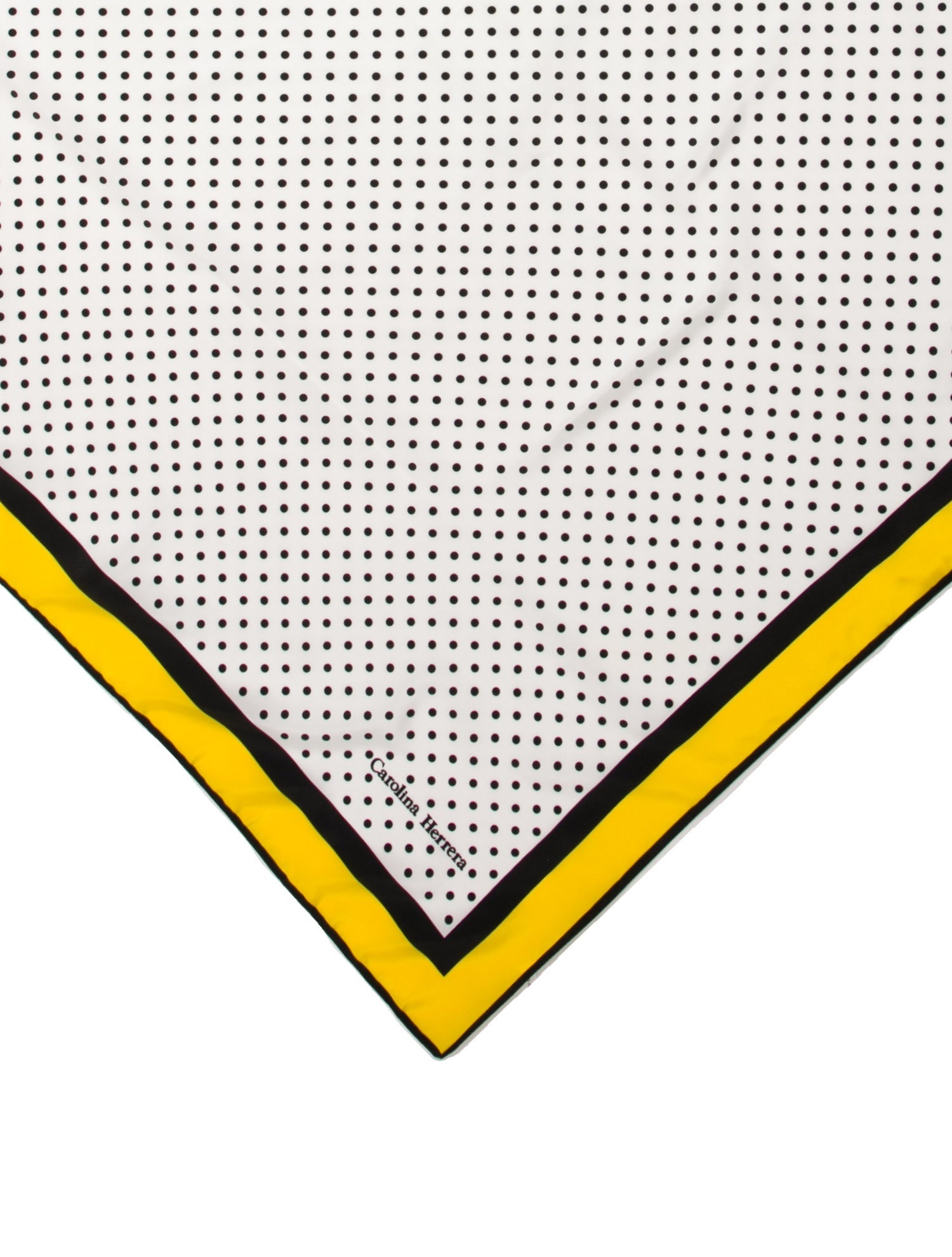 Carolina Herrera Polka Dot Print Scarf