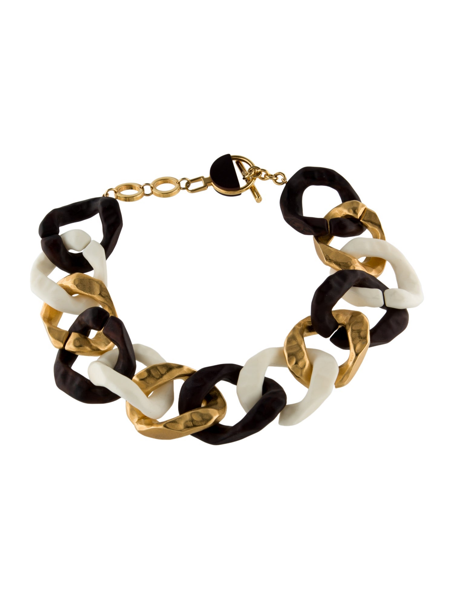 Carolina Herrera Resin Collar Necklace