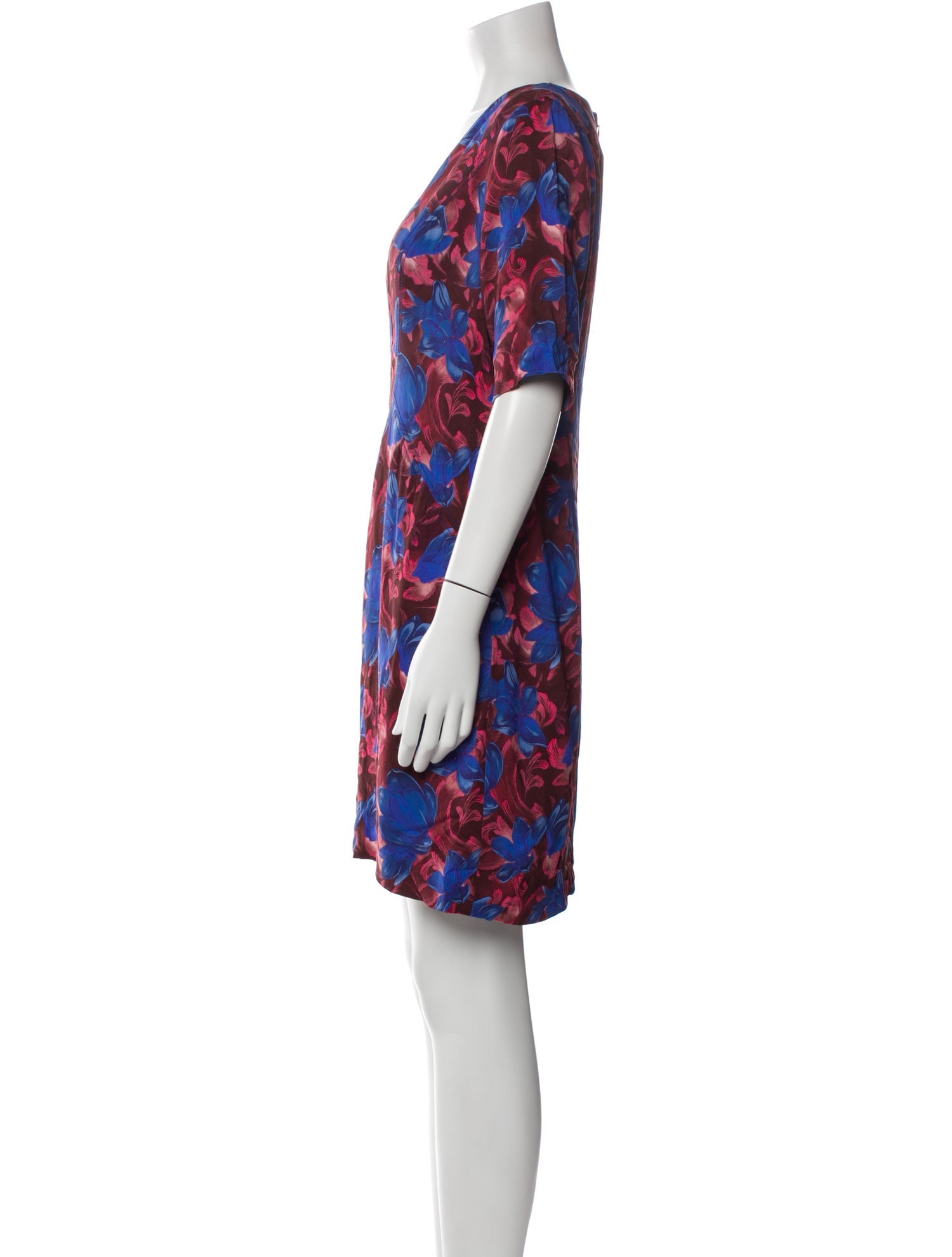 Carolina Herrera Floral Print Mini Dress
